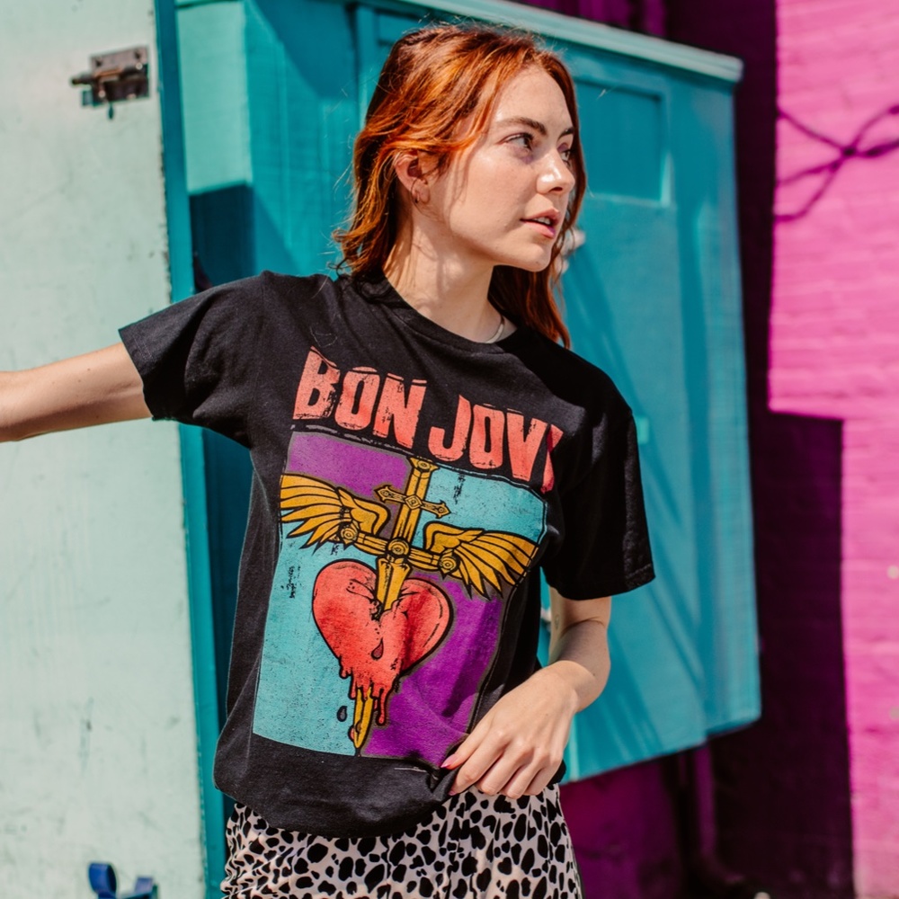 Bon Jovi Heart & Dagger Tee
